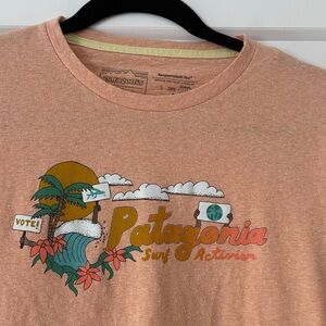 Patagonia Peach Surf responsibili- Tee